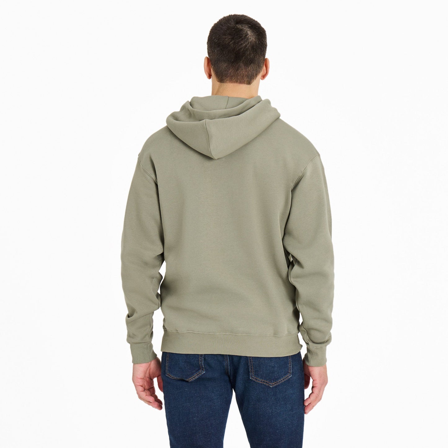 Men's Simple Fish Good Vibes Fleece Hoodie