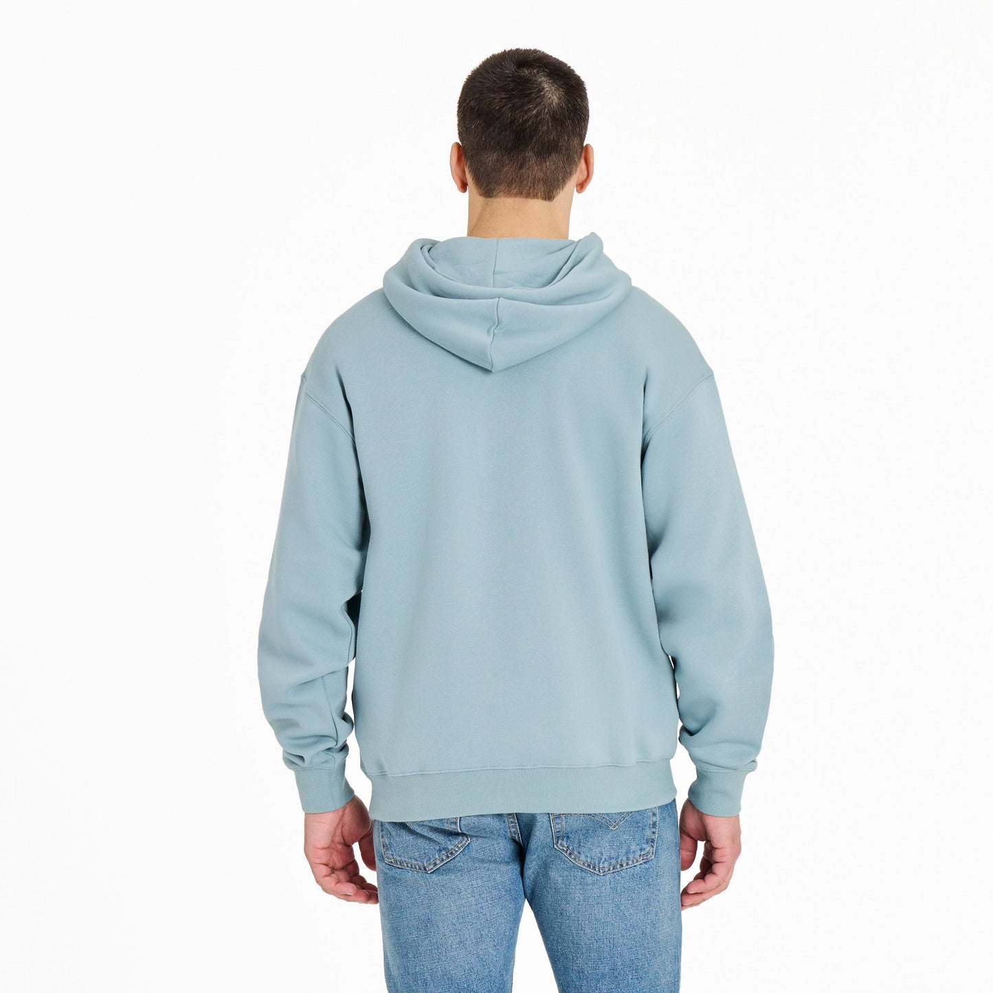 Men's Simple Dog Good Vibes Fleece Hoodie