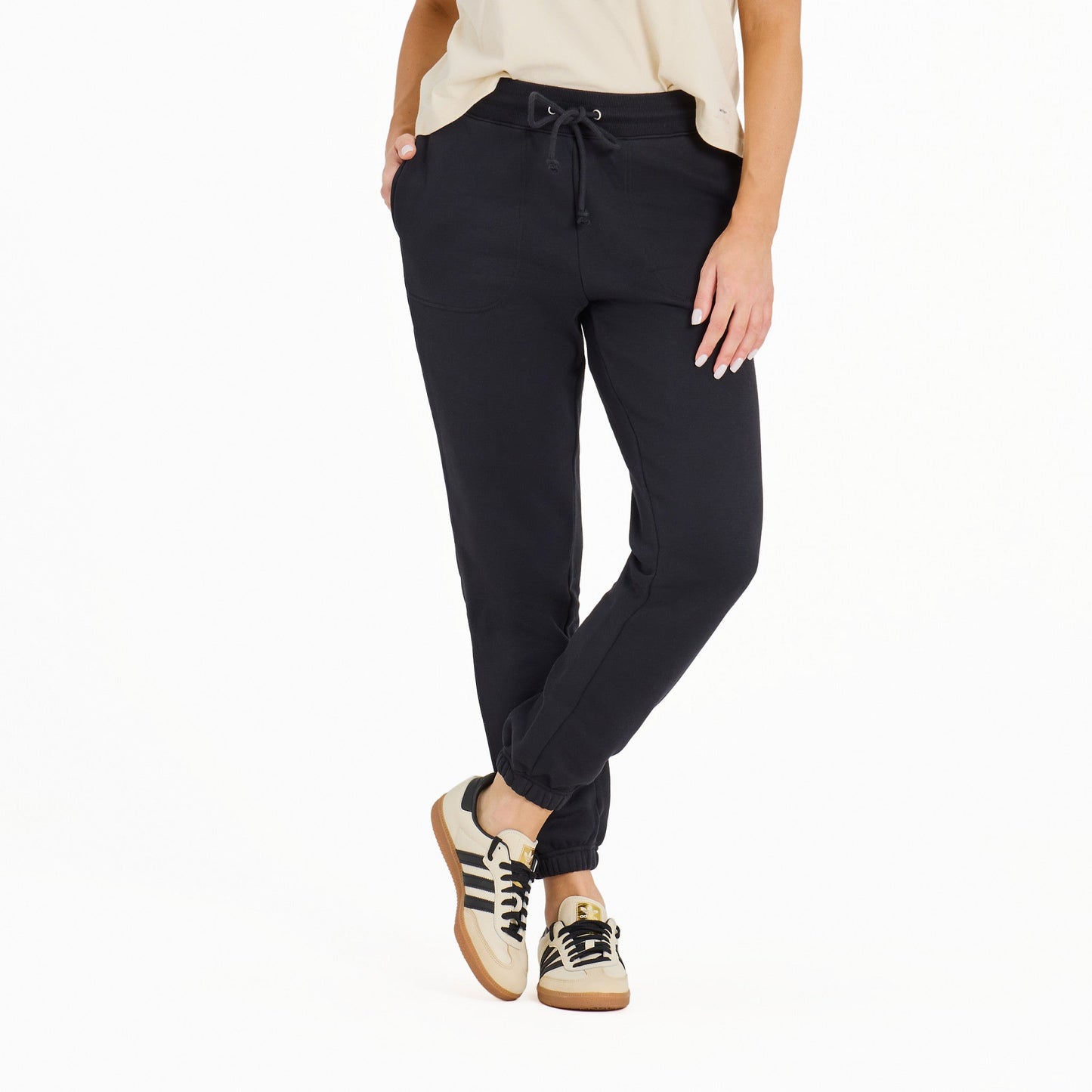 Men's Solid Good Vibes Fleece Jogger