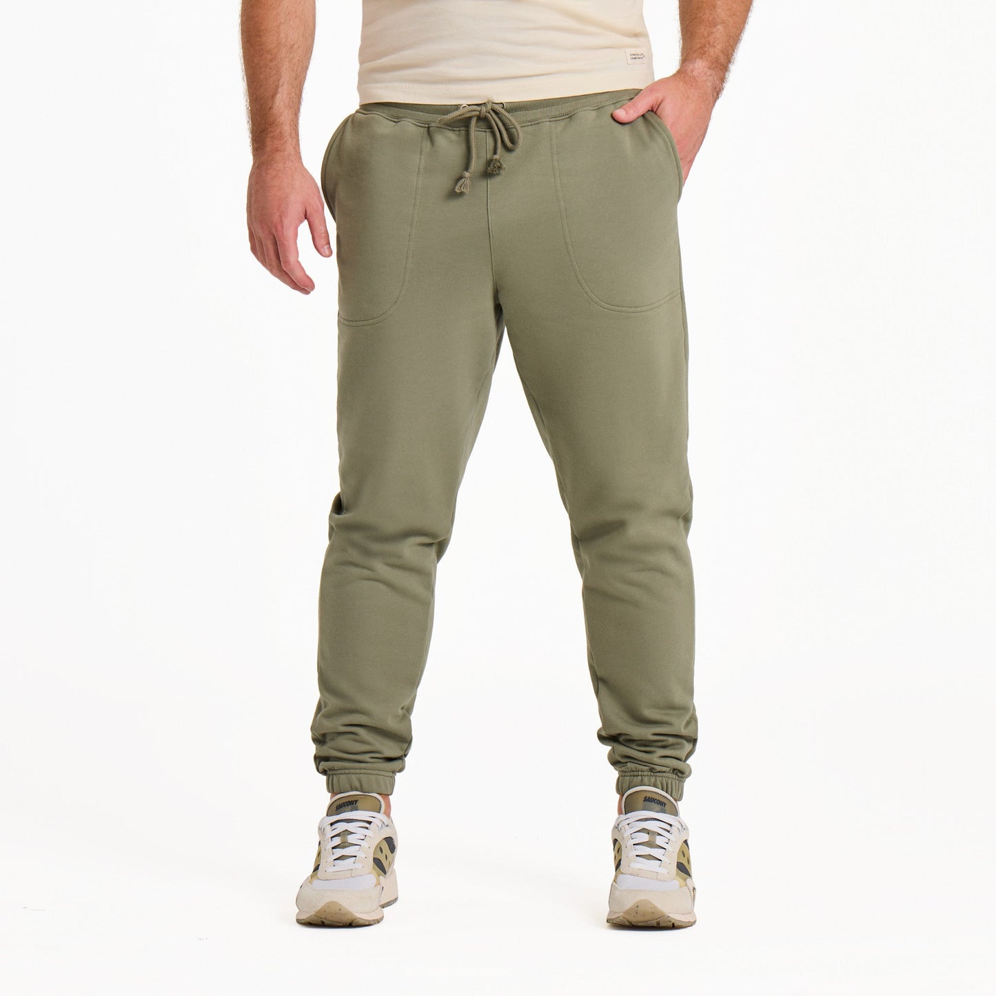 Men's Solid Good Vibes Fleece Jogger