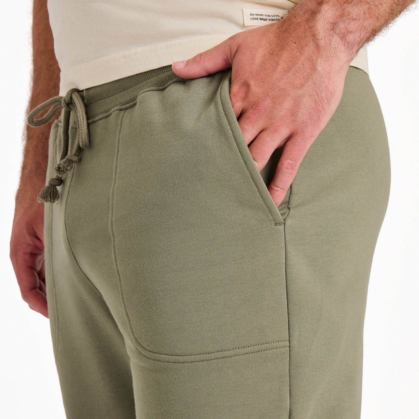 Men's Solid Good Vibes Fleece Jogger