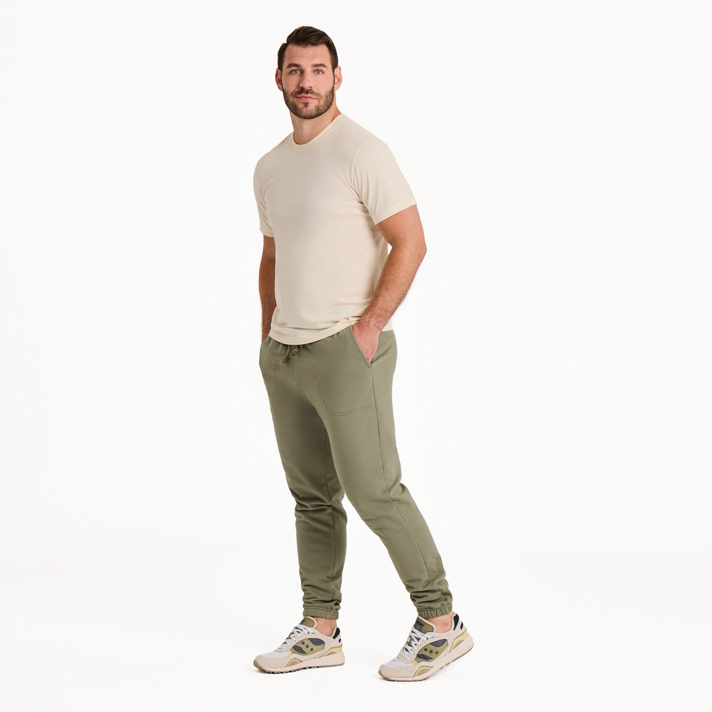 Men's Solid Good Vibes Fleece Jogger