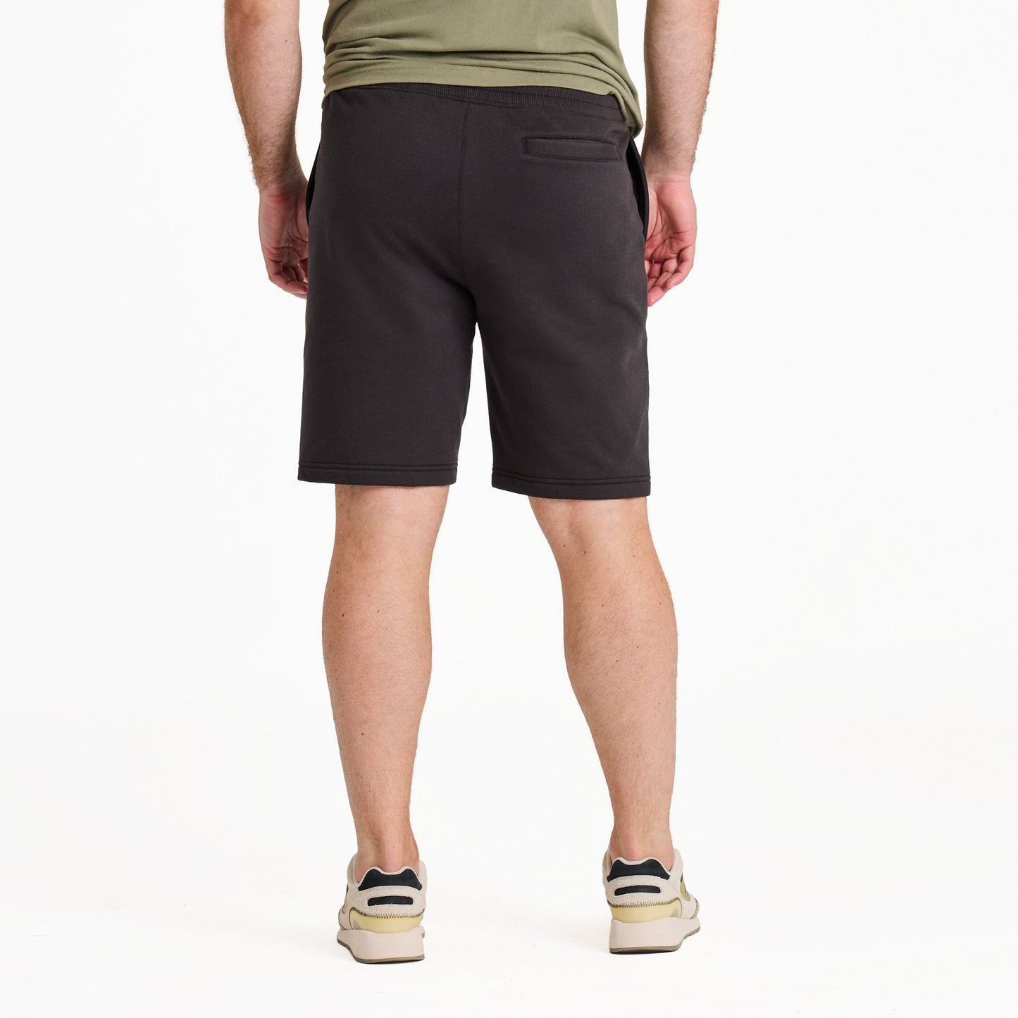 Men's Solid Good Vibes Fleece Shorts