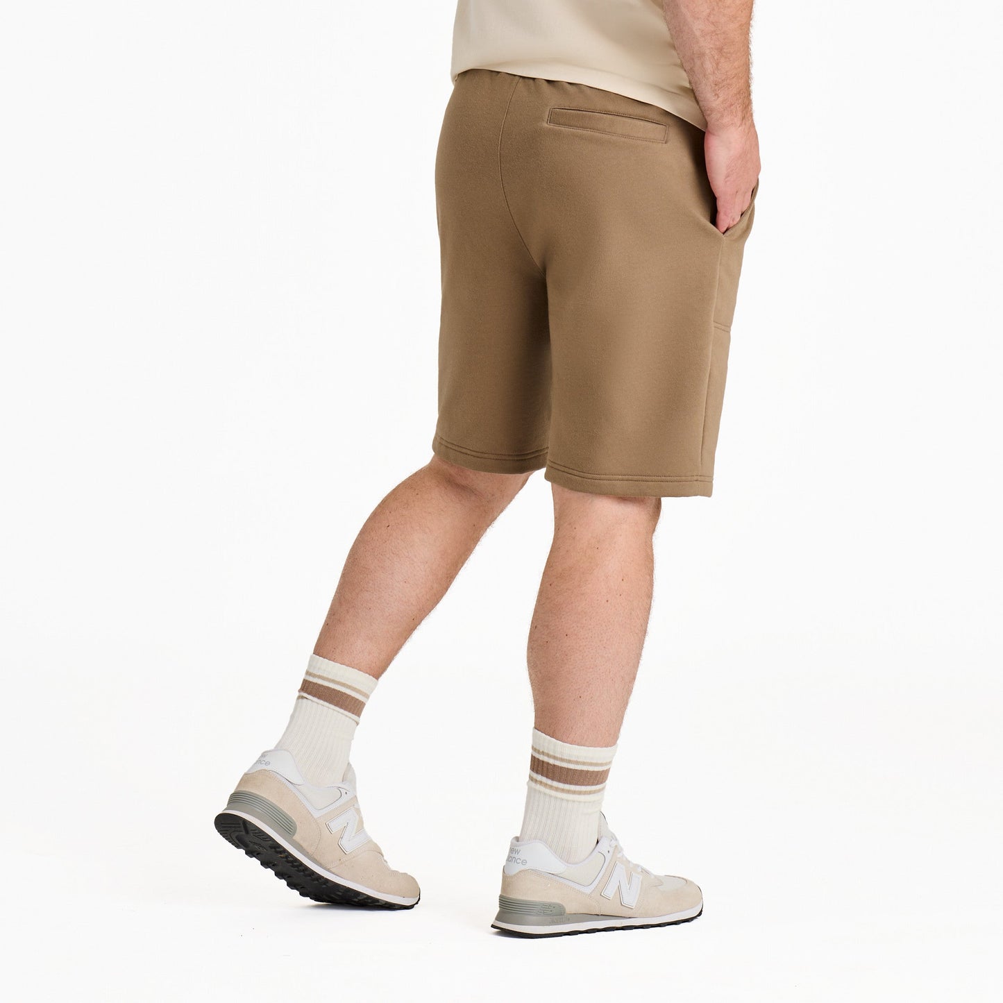 Men's Solid Good Vibes Fleece Shorts