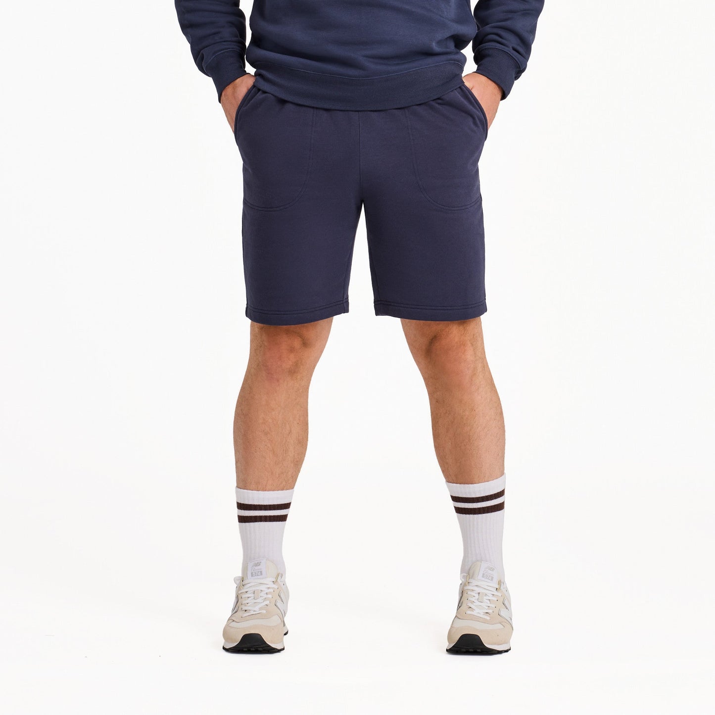 Men's Solid Good Vibes Fleece Shorts