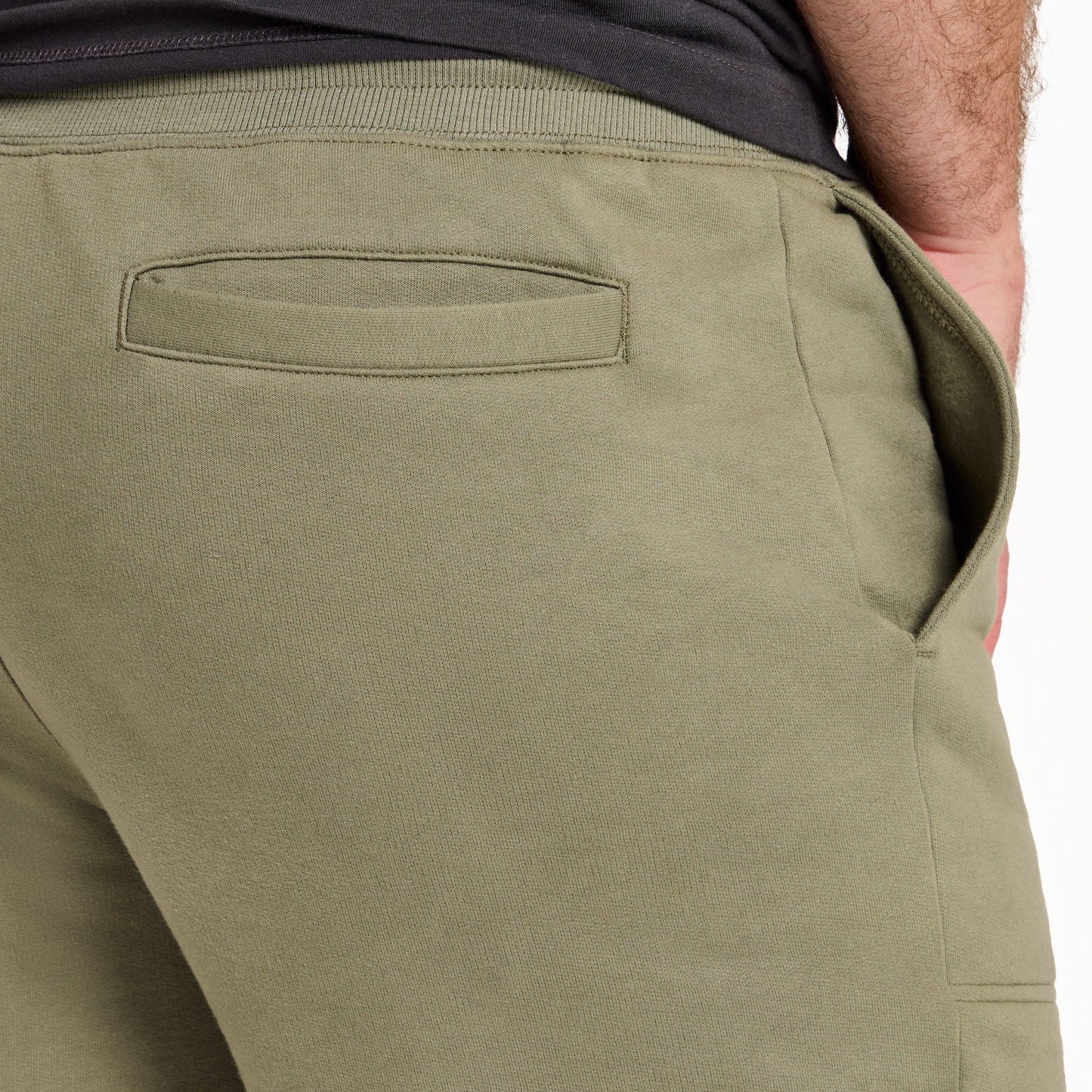 Men's Solid Good Vibes Fleece Shorts