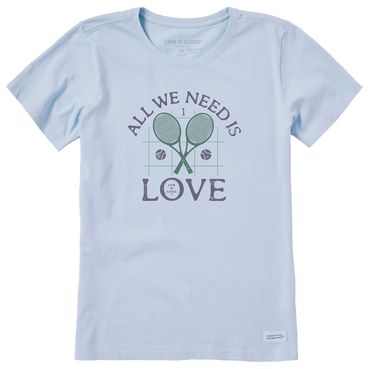 Women's All We Need Tennis Short Sleeve Crusher Tee