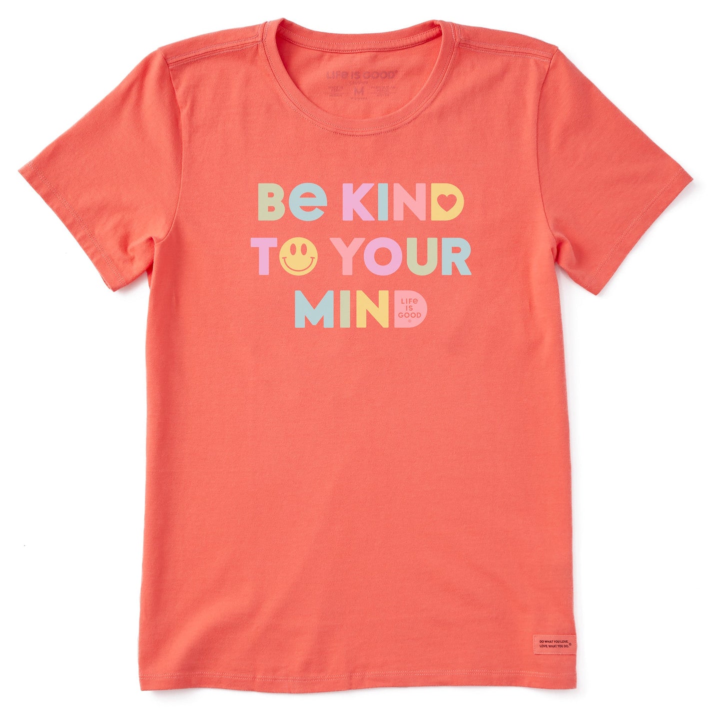 Women's Wordsmith Be Kind To Your Mind Short Sleeve Crusher Tee