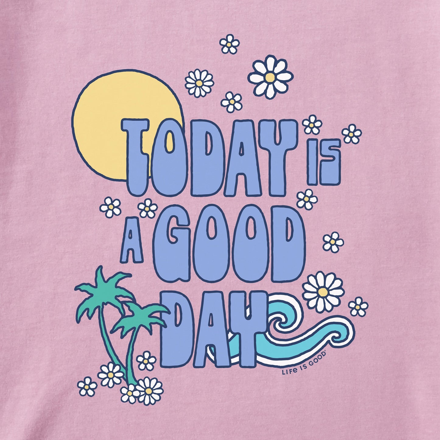 Women's Good Day Long Sleeve Crusher Tee