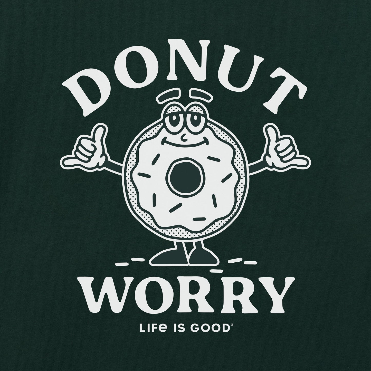 Women's Donut Worry Long Sleeve Crusher Tee
