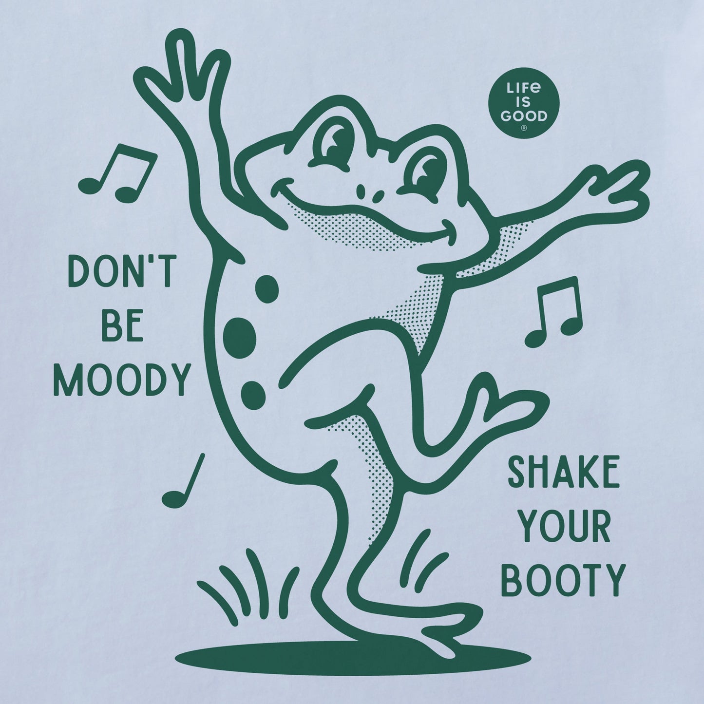 Women's Shake Your Booty Frog Short Sleeve Crusher Vee