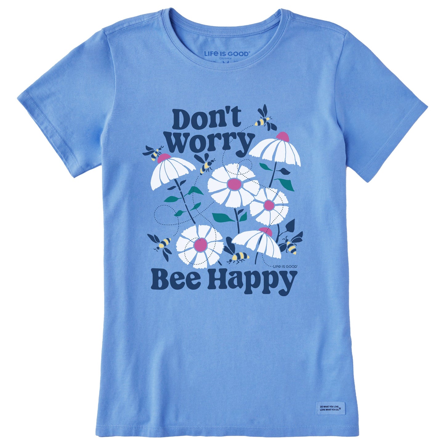 Women's Don't Worry Bee Happy Short Sleeve Tee