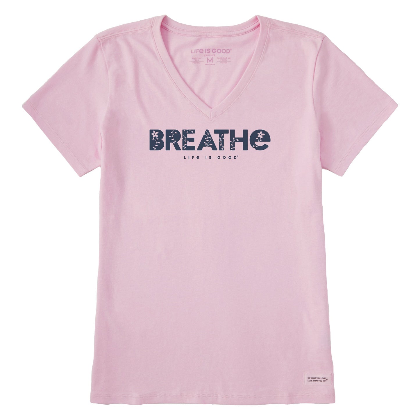 Women's Breathe Vines Short Sleeve Vee