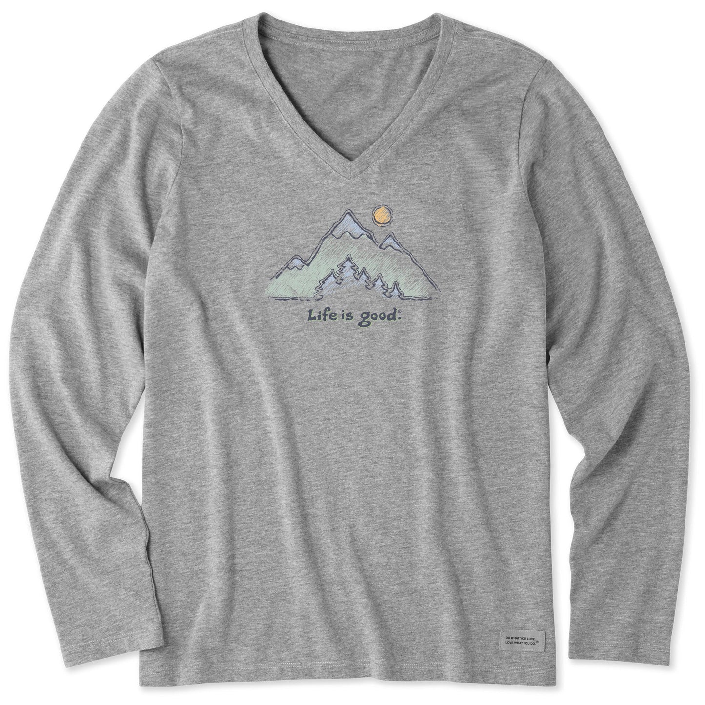 Women's Green Mountains Long Sleeve Crusher-LITE Vee