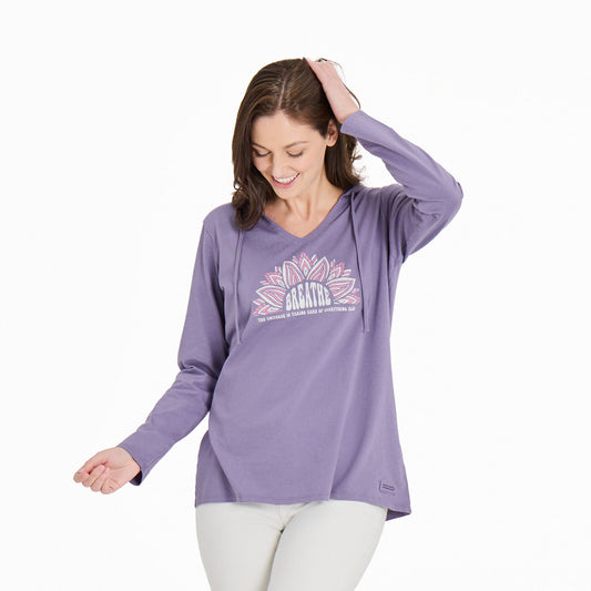 Women's Breathe Sun Long Sleeve Crusher-LITE Hooded Tee