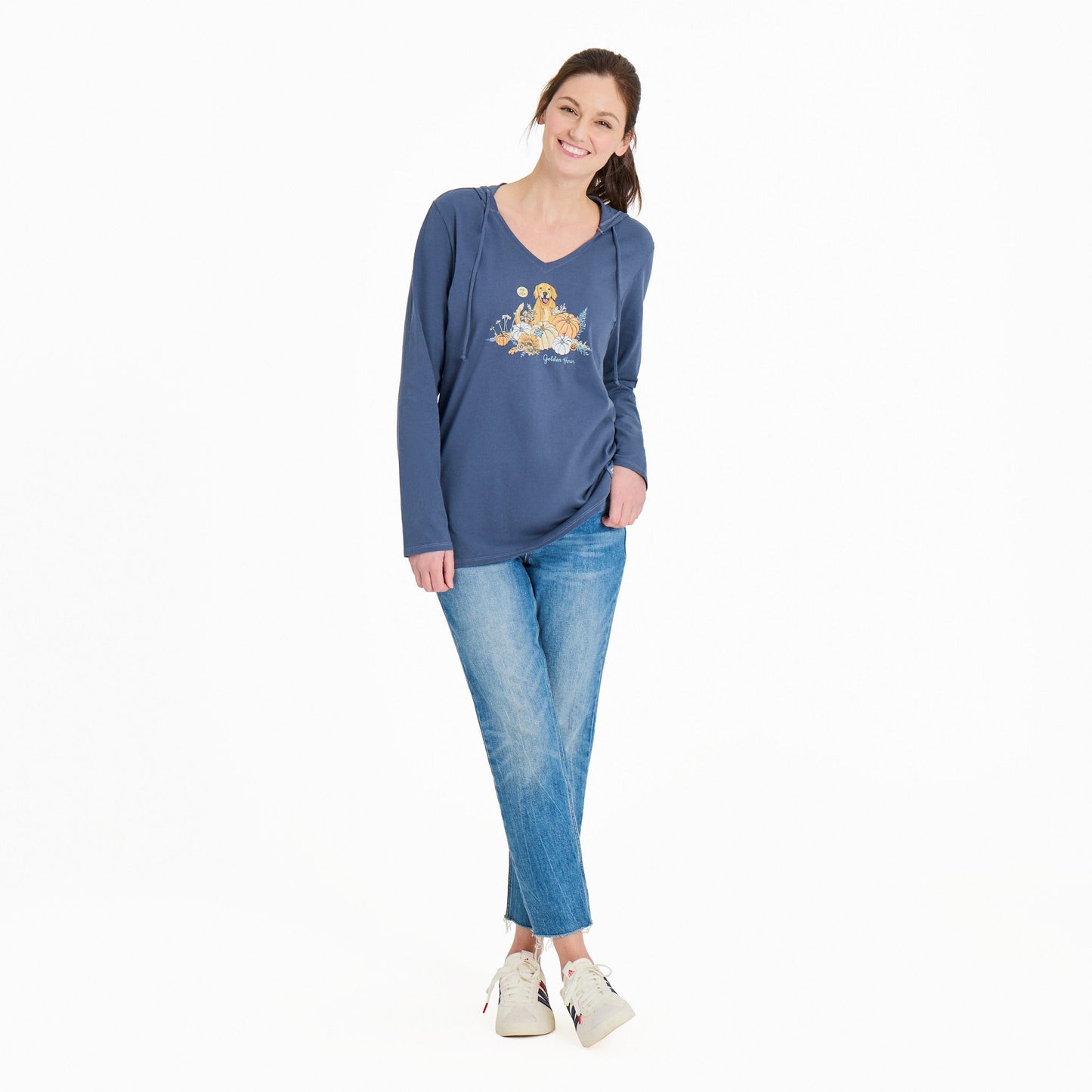 Women's Golden Hour Long Sleeve Crusher-LITE Hooded Tee