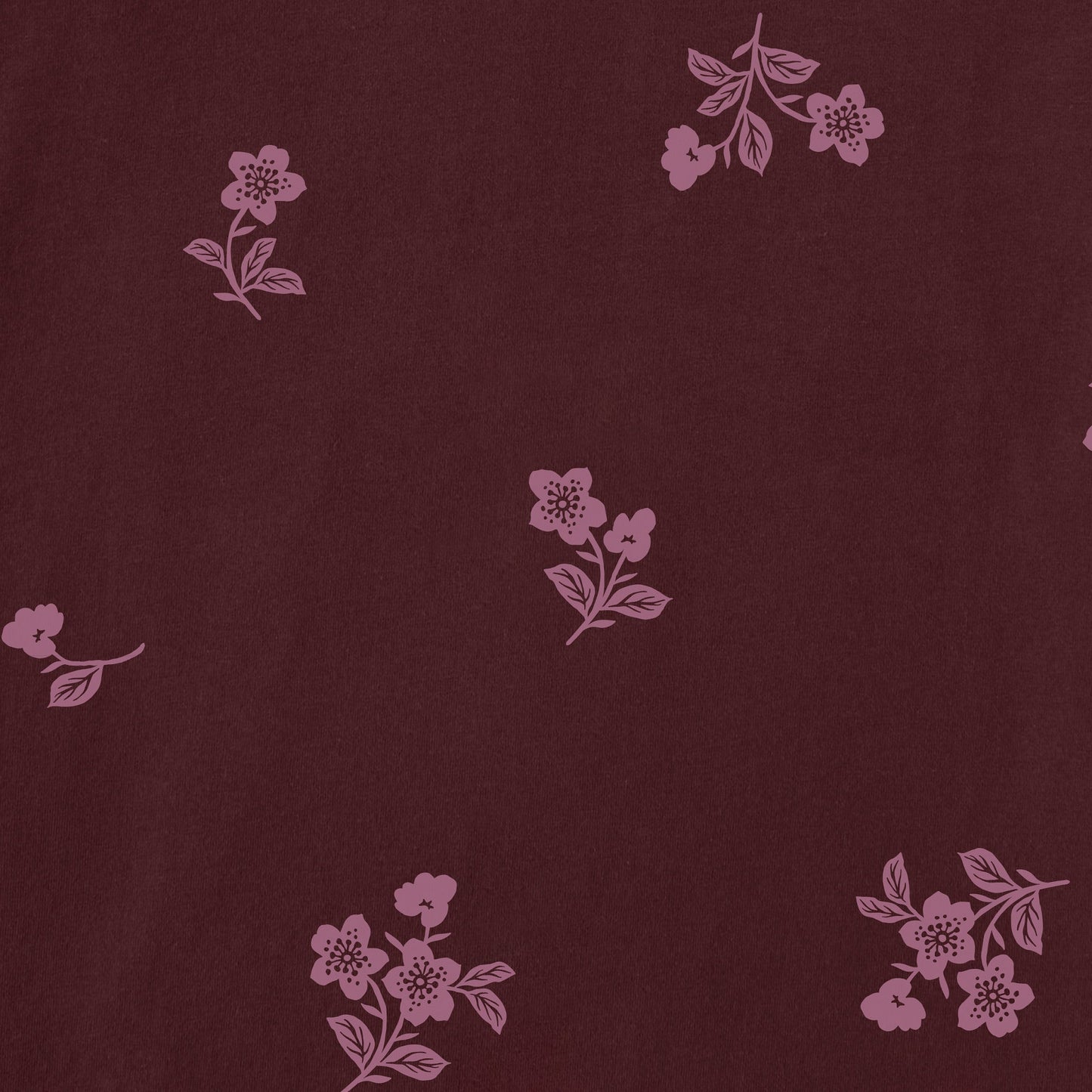 Women's Simple Blossom Pattern Crusher-LITE Easy Tee