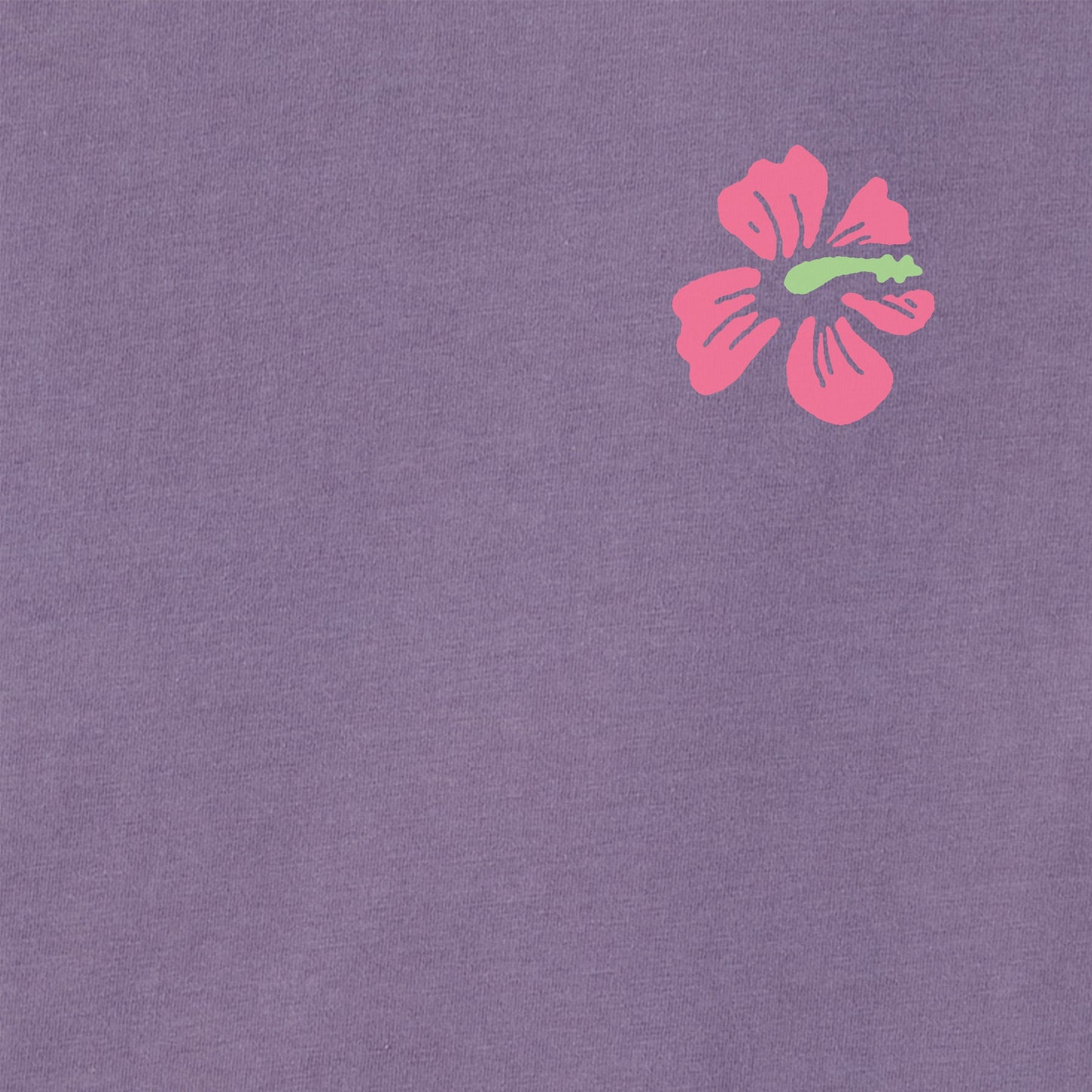 Women's Take it Easy Beach Flowers Short Sleeve Crusher Boxy Tee