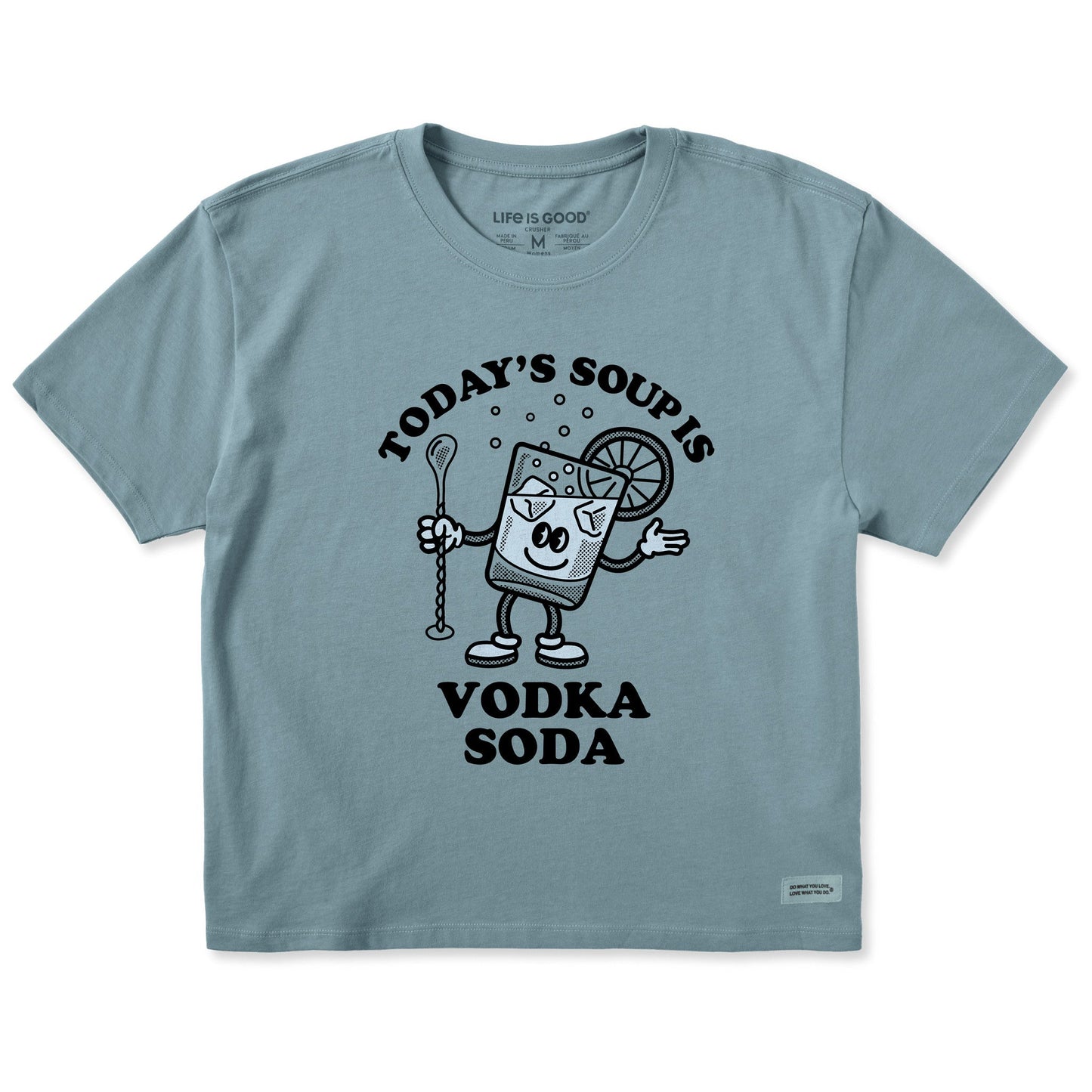 Women's Vodka Soup Short Sleeve Crusher Boxy Tee
