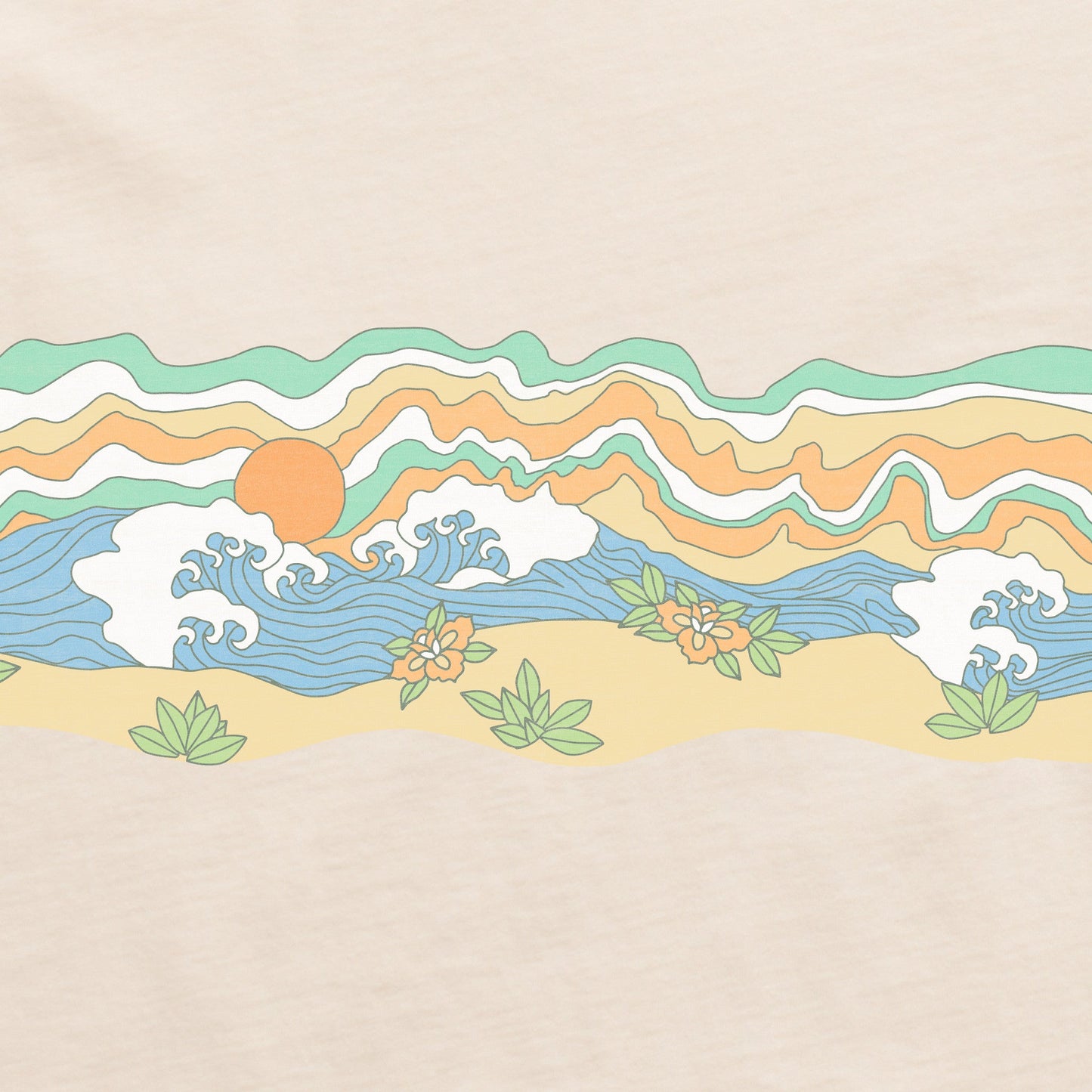 Women's Gone To The Beach Crusher Boxy Hoodie