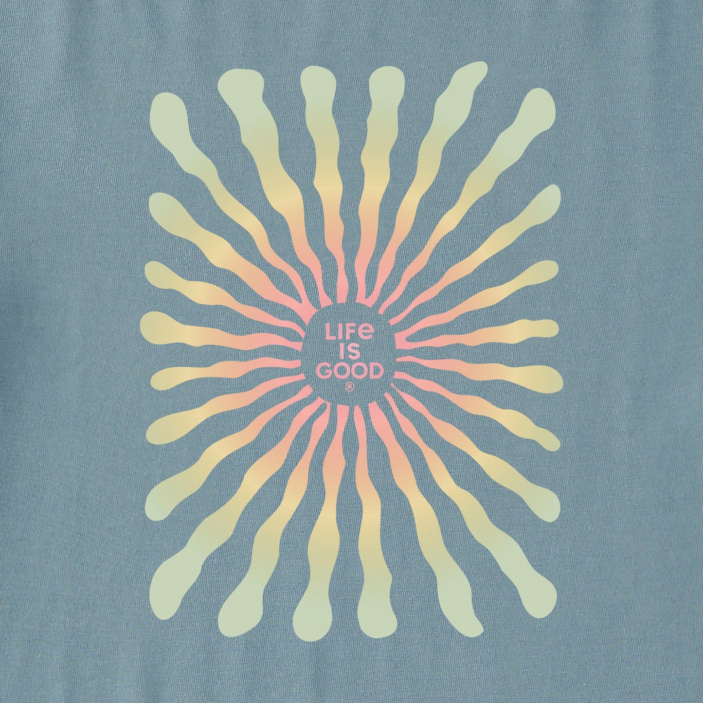 Women's Radiating Sun Crusher Boxy Hoodie