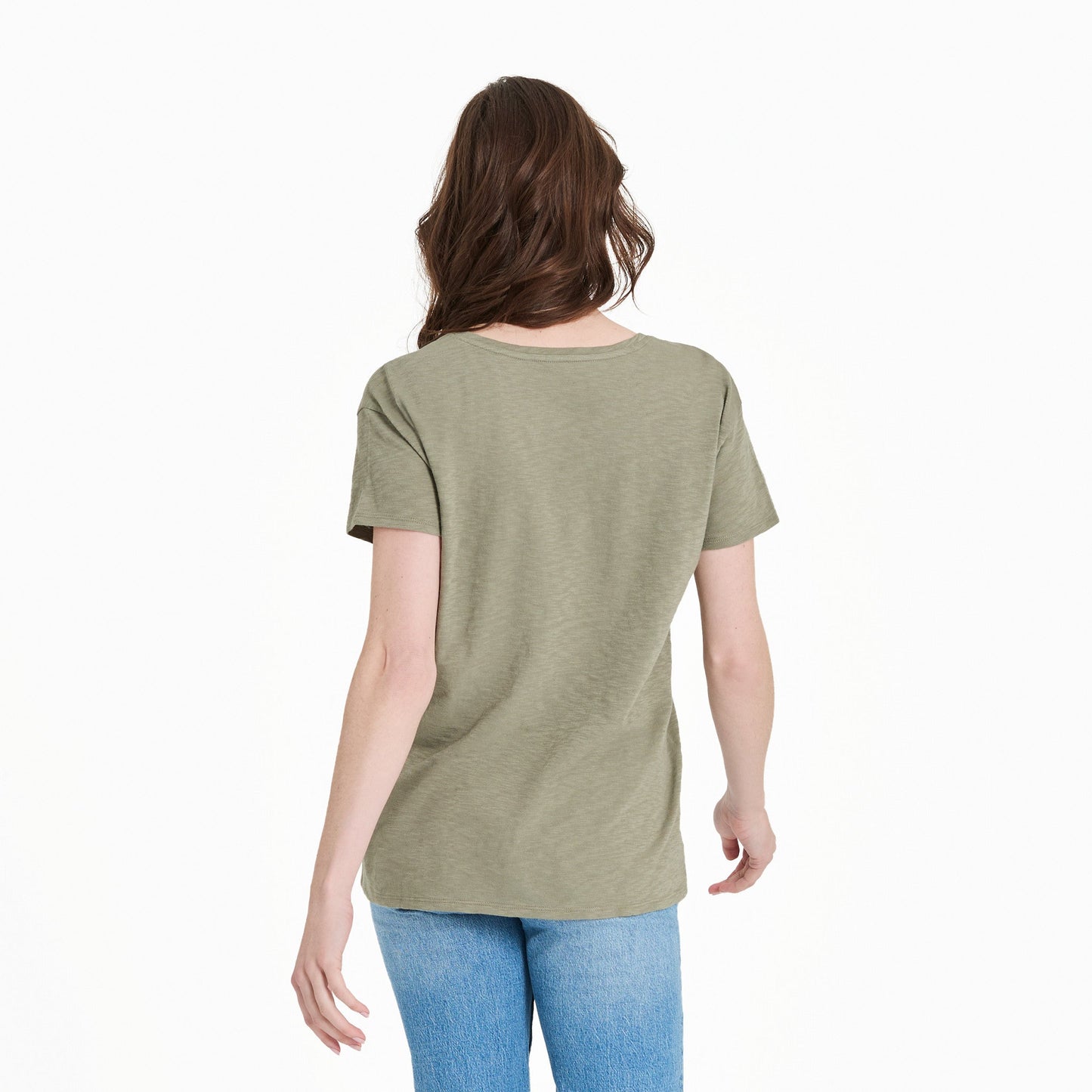 Women's Giddy Up Flower Boots Slub Easy Fit Tee