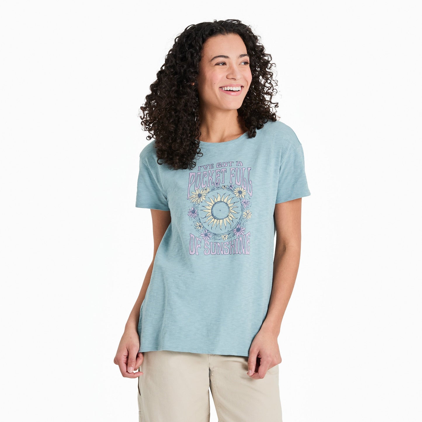 Women's Pocket Full of Sunshine Sun Slub Easy Fit Tee