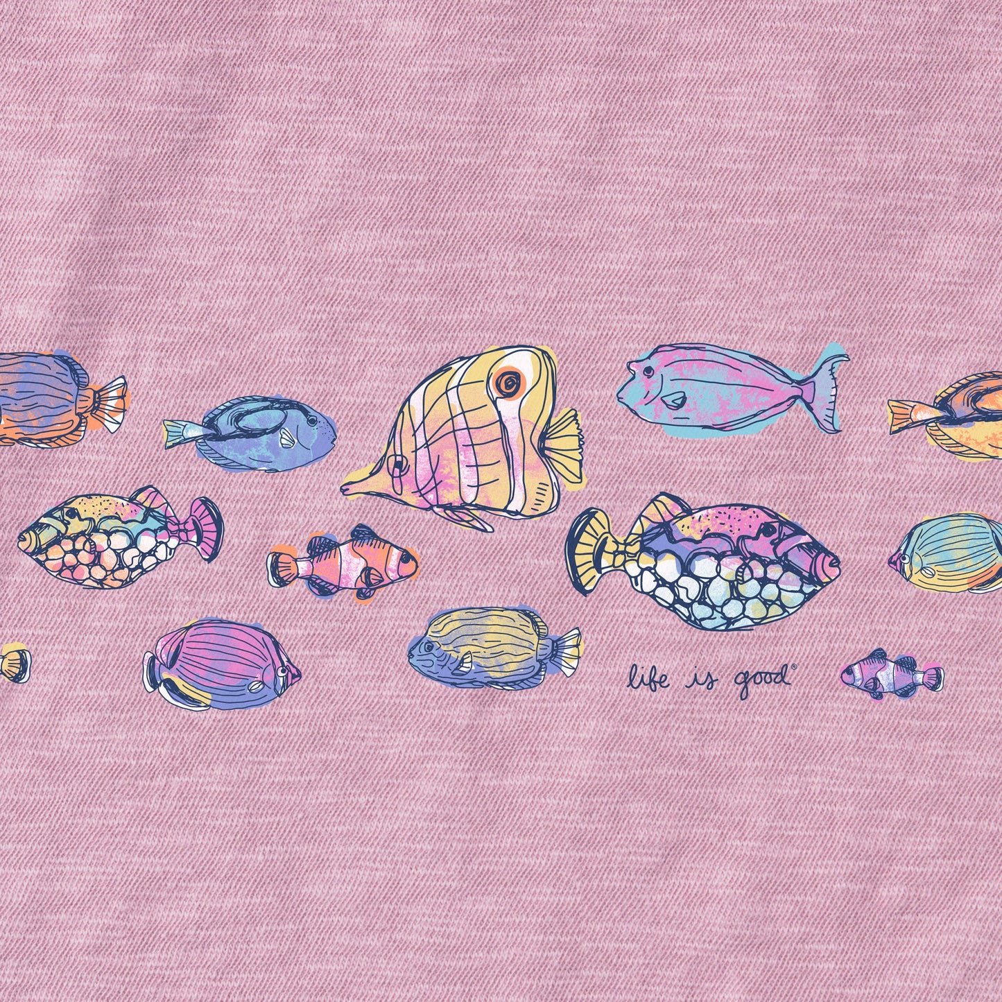 Women's School of Tropical Fish Slub Easy Fit Tank