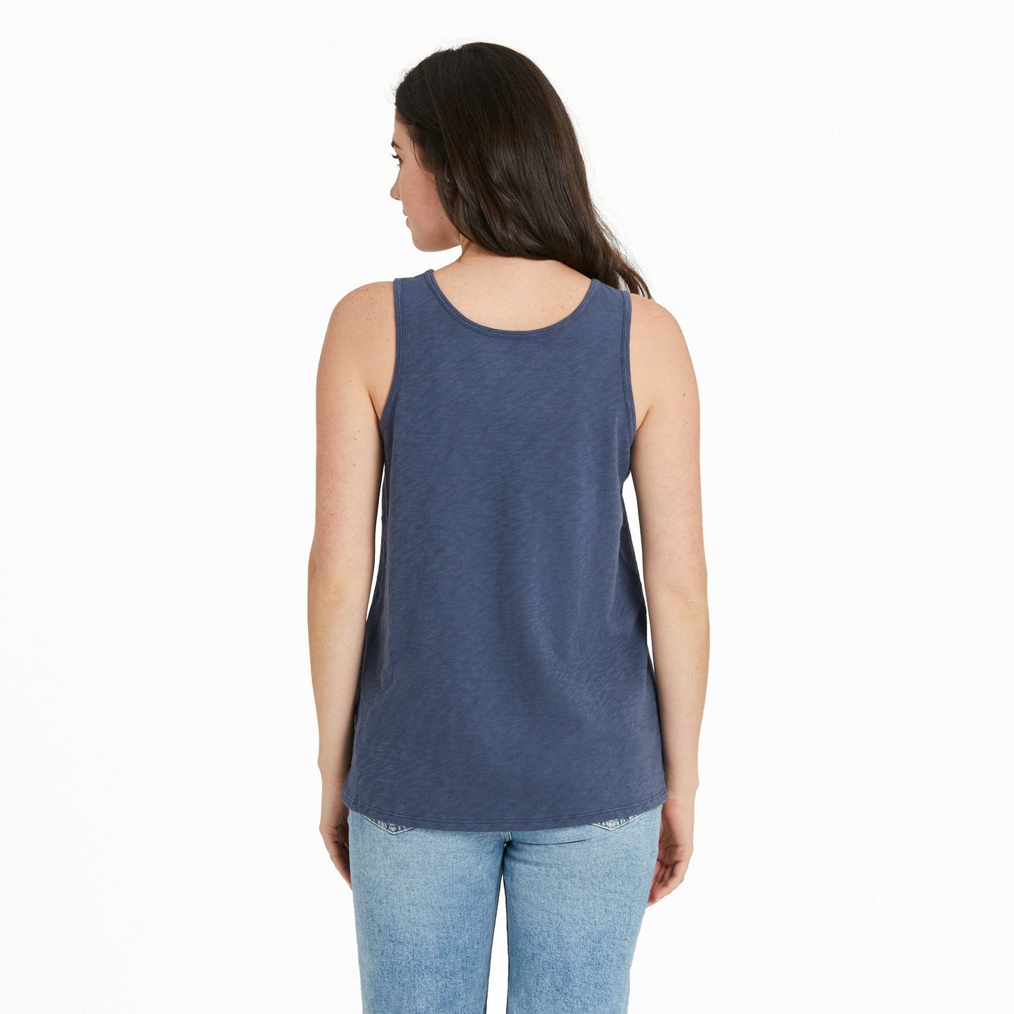 Women's Flower Flag Slub Easy Fit Tank