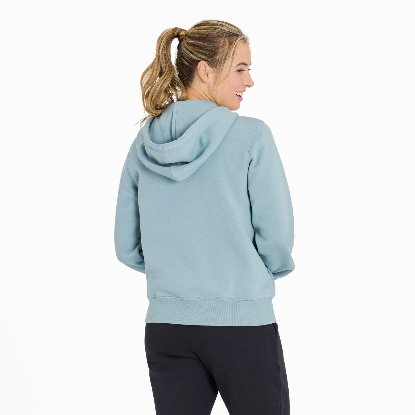 Women's Crafty LIG Stacked Good Vibes Fleece Zip Hoodie