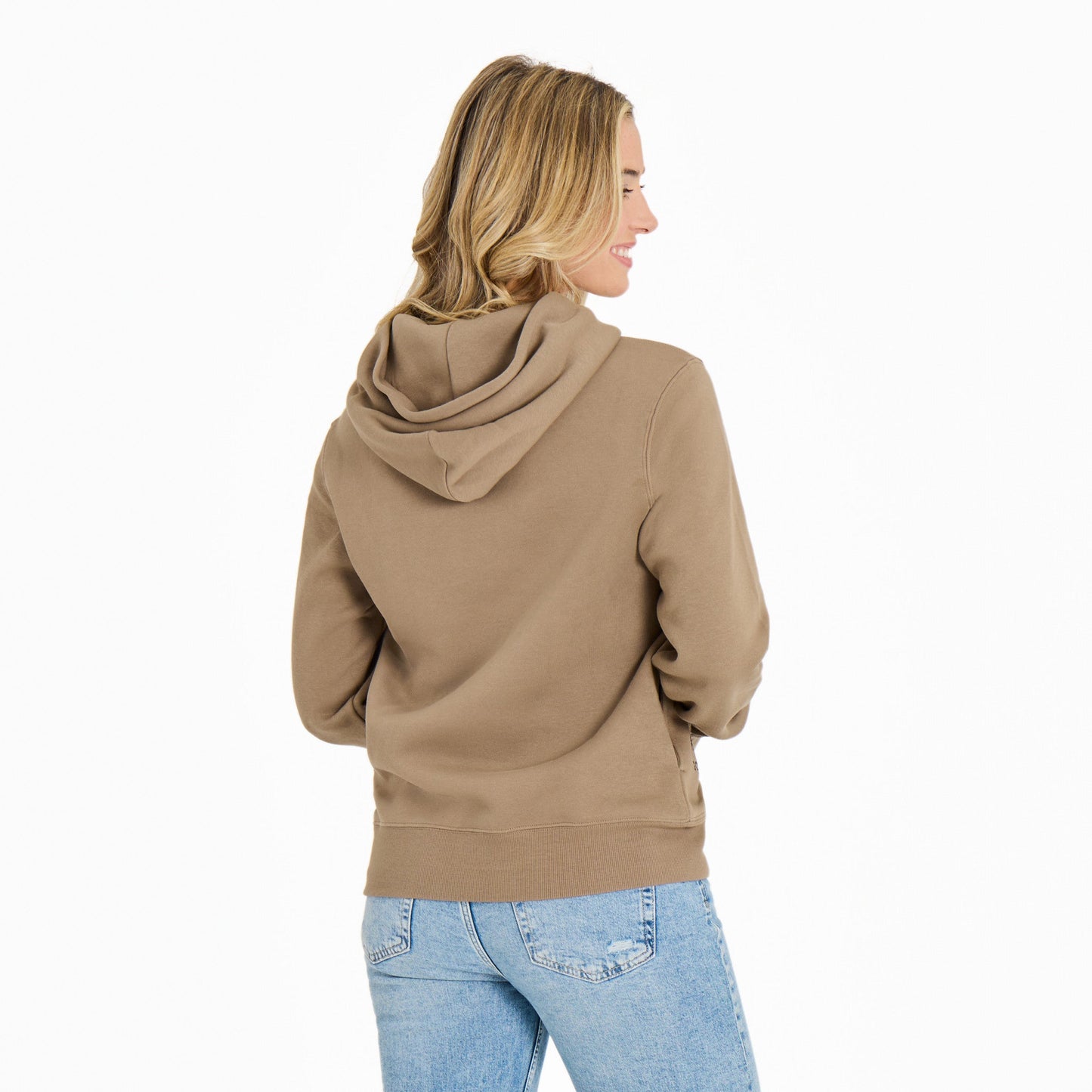 Women's Crafty LIG Stacked Good Vibes Fleece Hoodie