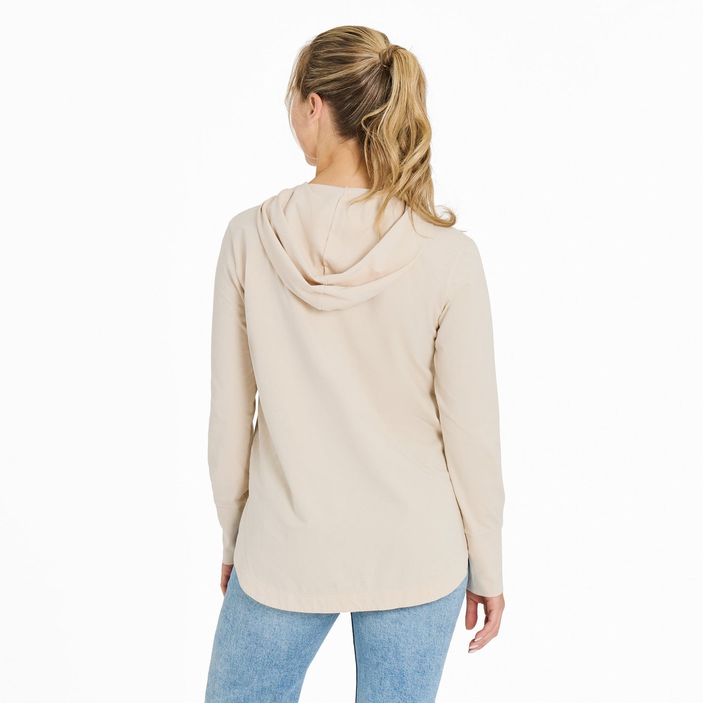 Women's Crafty Positive Lifestyle Sun Crusher-FLEX Hoodie Tunic