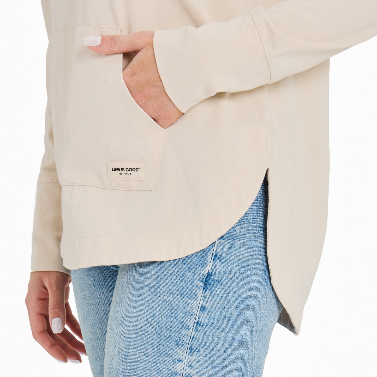 Women's Crafty Positive Lifestyle Sun Crusher-FLEX Hoodie Tunic