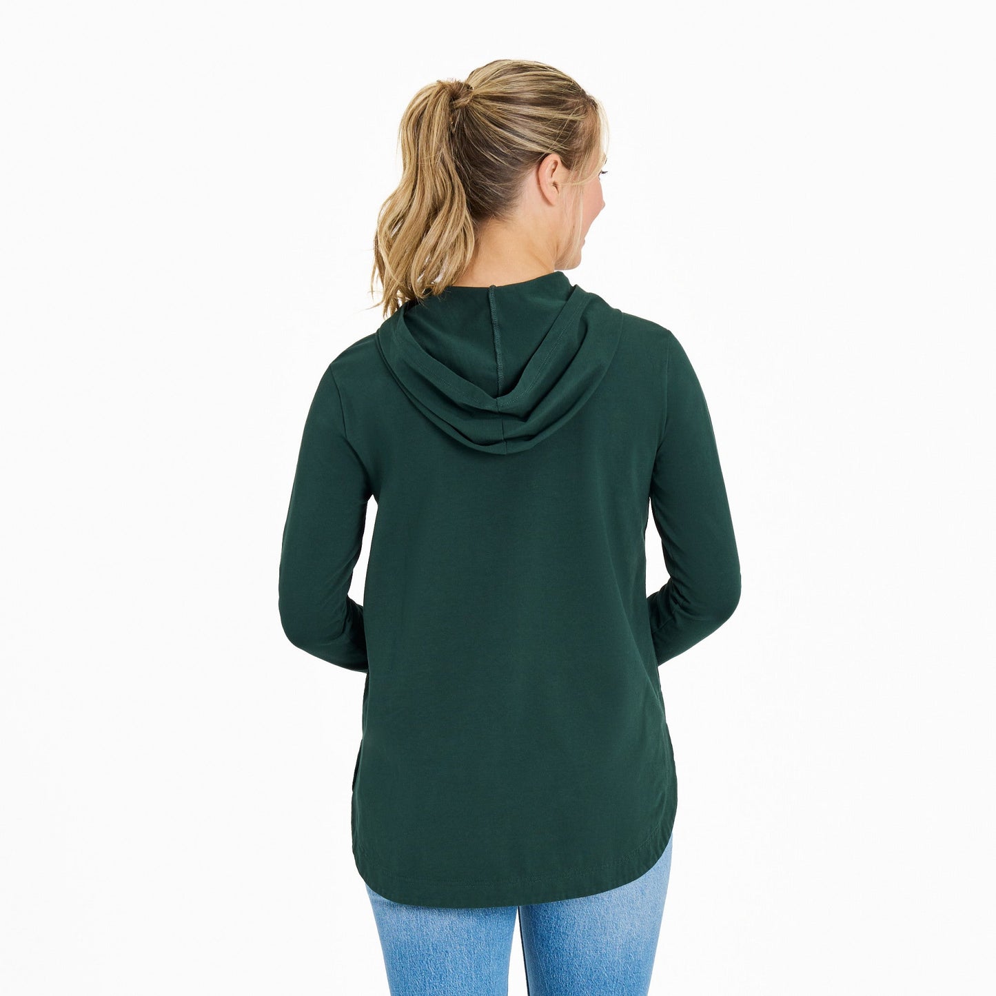 Women's Growing the Good Daisies Crusher-FLEX Hoodie Tunic