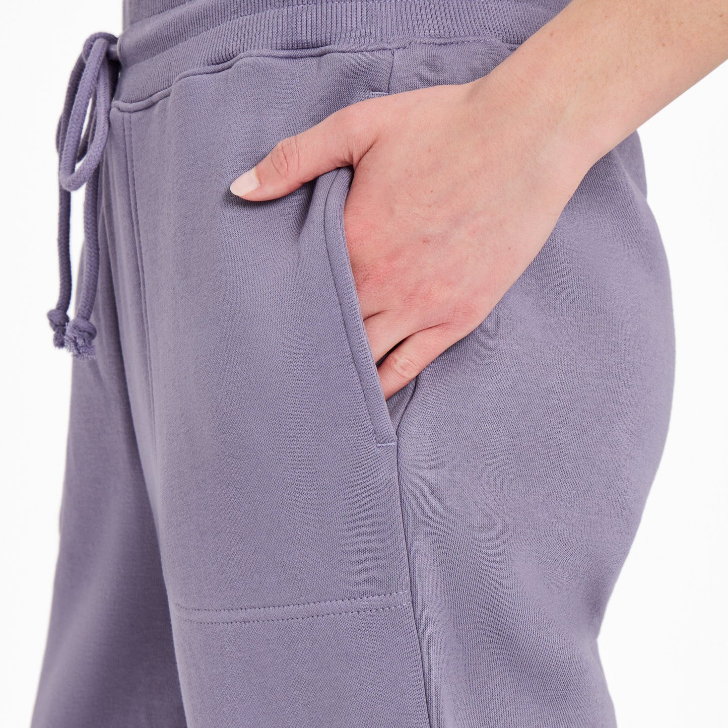 Women's Solid Good Vibes Fleece Jogger