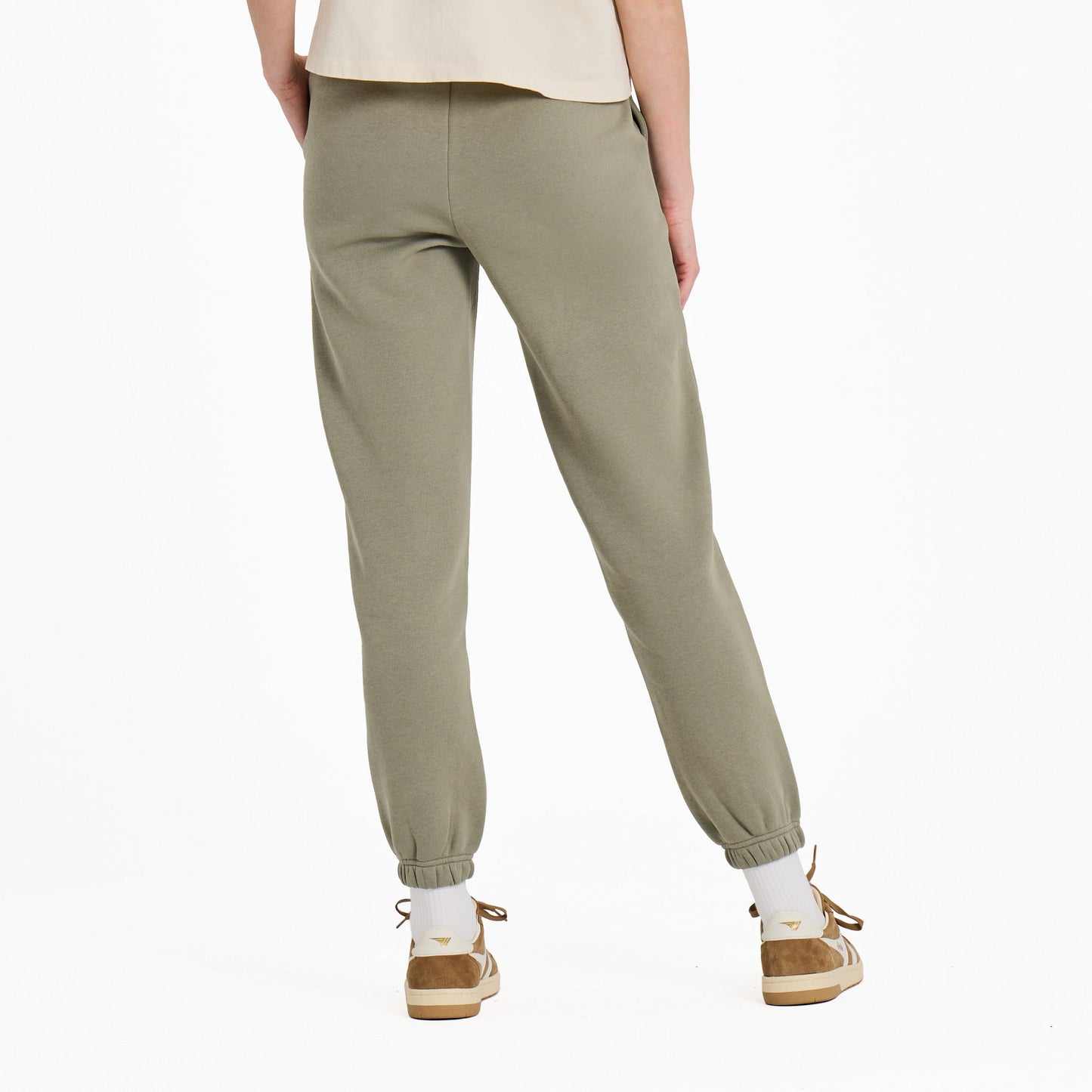 Women's Solid Good Vibes Fleece Jogger