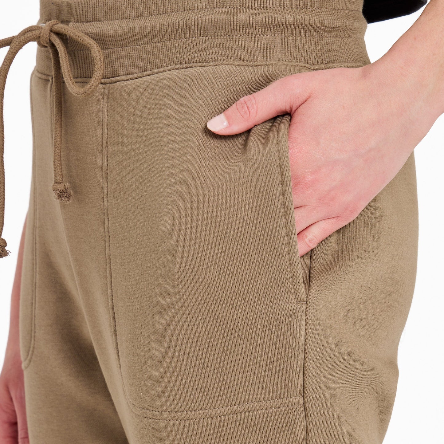 Women's Solid Good Vibes Fleece Jogger