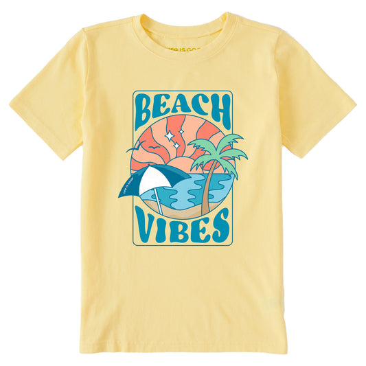 Kids Beach Vibes Short Sleeve Crusher Tee