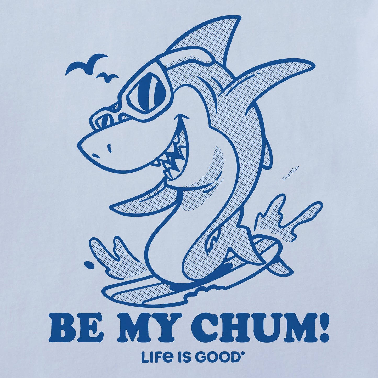 Kids Be My Chum Shark Short Sleeve Crusher Tee