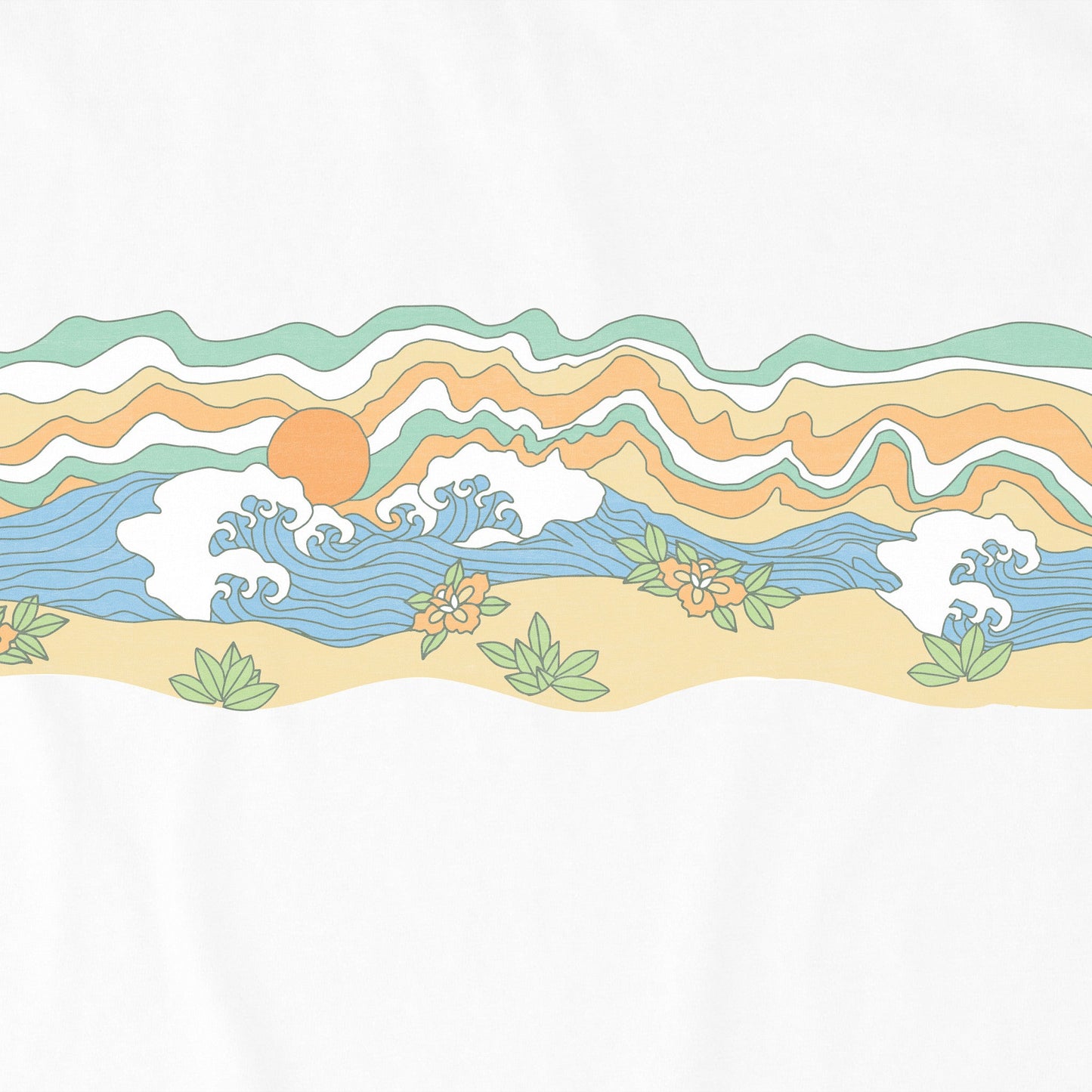 Kids Gone To The Beach Short Sleeve Crusher Tee