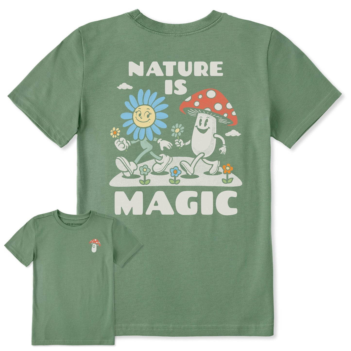 Kids Nature is Magic Short Sleeve Crusher Tee