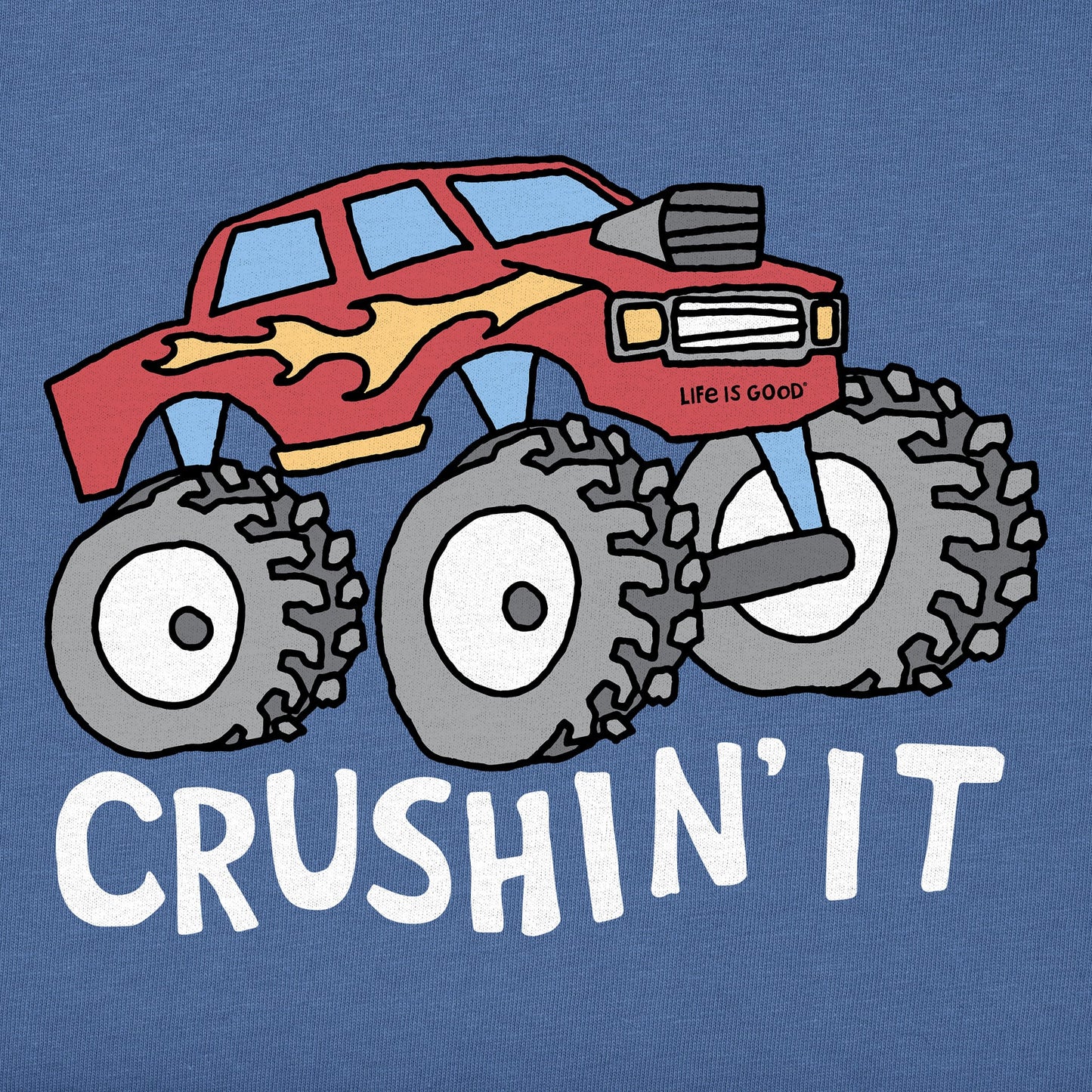 Kids Crushin It Truck Short Sleeve Crusher Tee