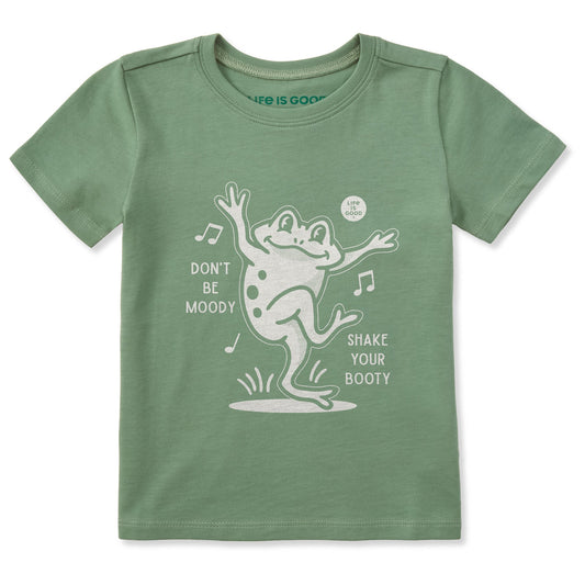 Toddler Shake Your Booty Frog Short Sleeve Crusher Tee