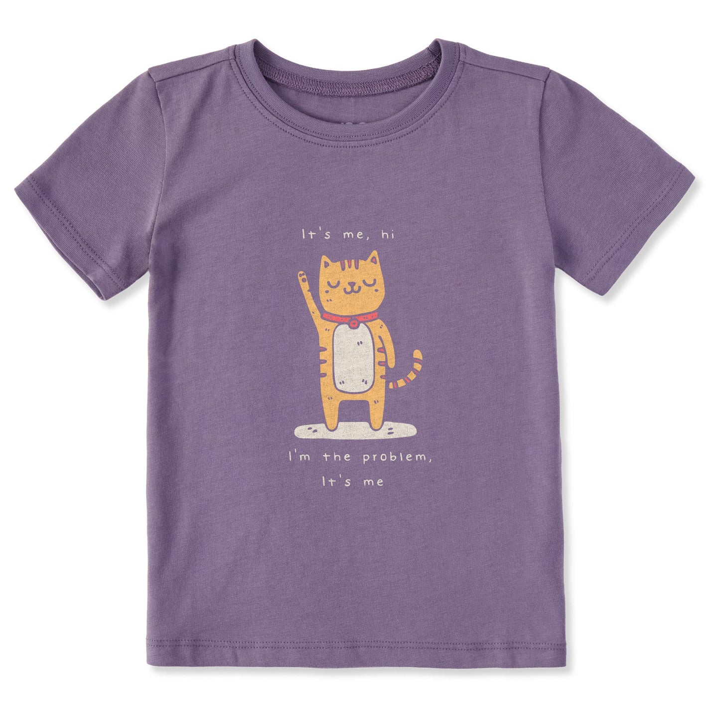 Toddler Cat I'm the Problem Short Sleeve Crusher Tee