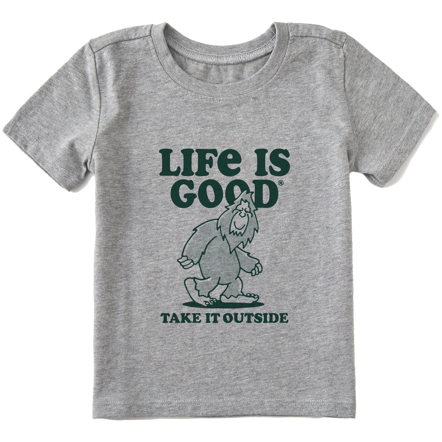 Toddler Take it Outside Sasquatch Short Sleeve Crusher Tee