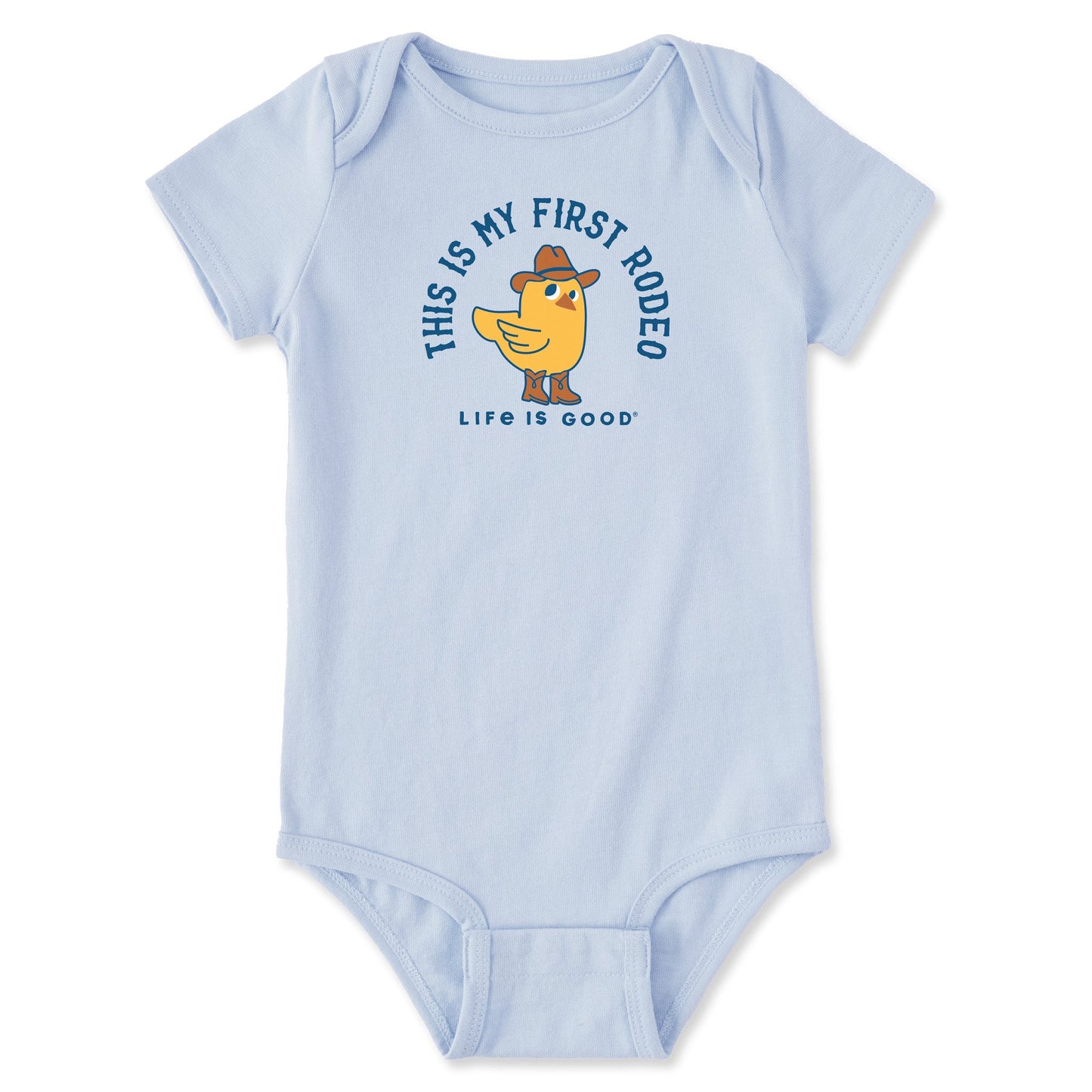 Baby First Rodeo Chick Short Sleeve Crusher Bodysuit