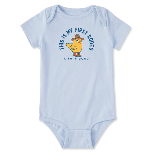 Baby First Rodeo Chick Short Sleeve Crusher Bodysuit