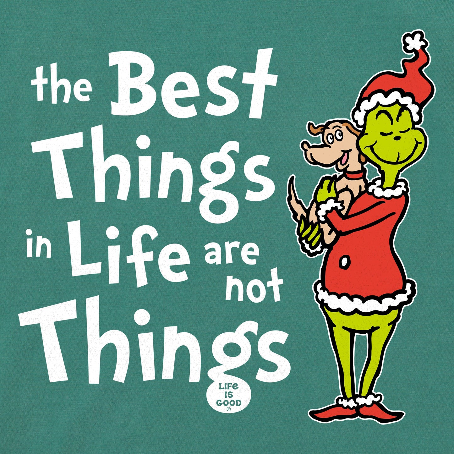 Kids Grinch and Max The Best Things Long Sleeve Crusher Tee