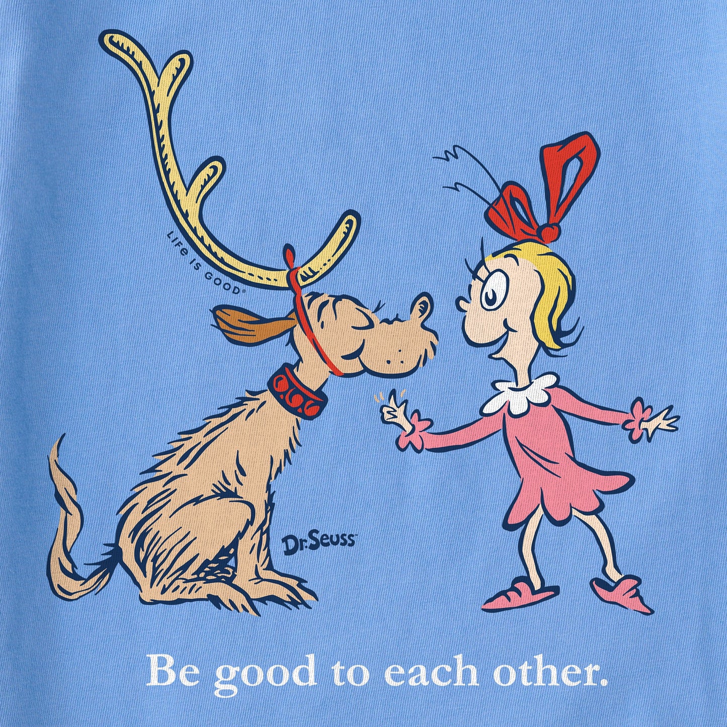 Kids Max & Cindy Be Good Long Sleeve Crusher Tee