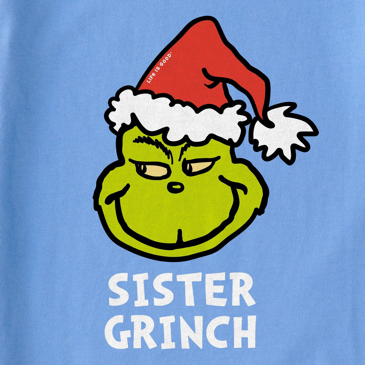 Kids Sister Grinch Long Sleeve Crusher Tee
